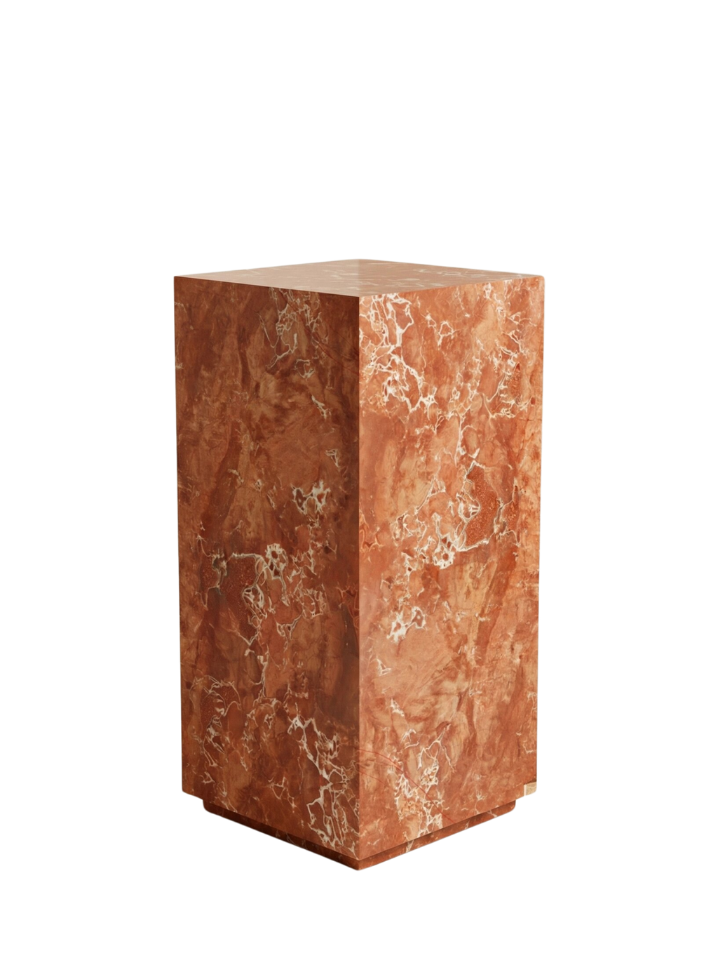 Red Travertine stone surface — PLNTH Edition