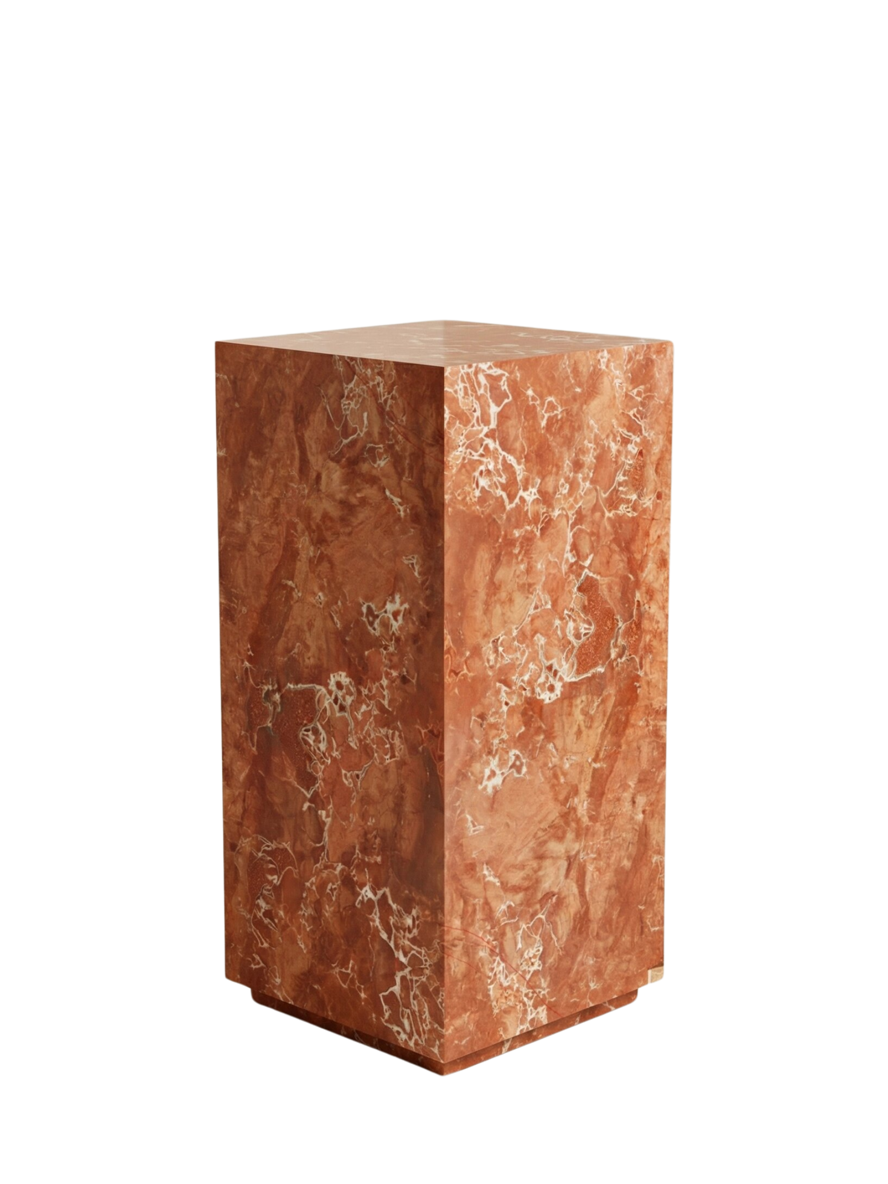 Red Travertine stone surface — PLNTH Edition