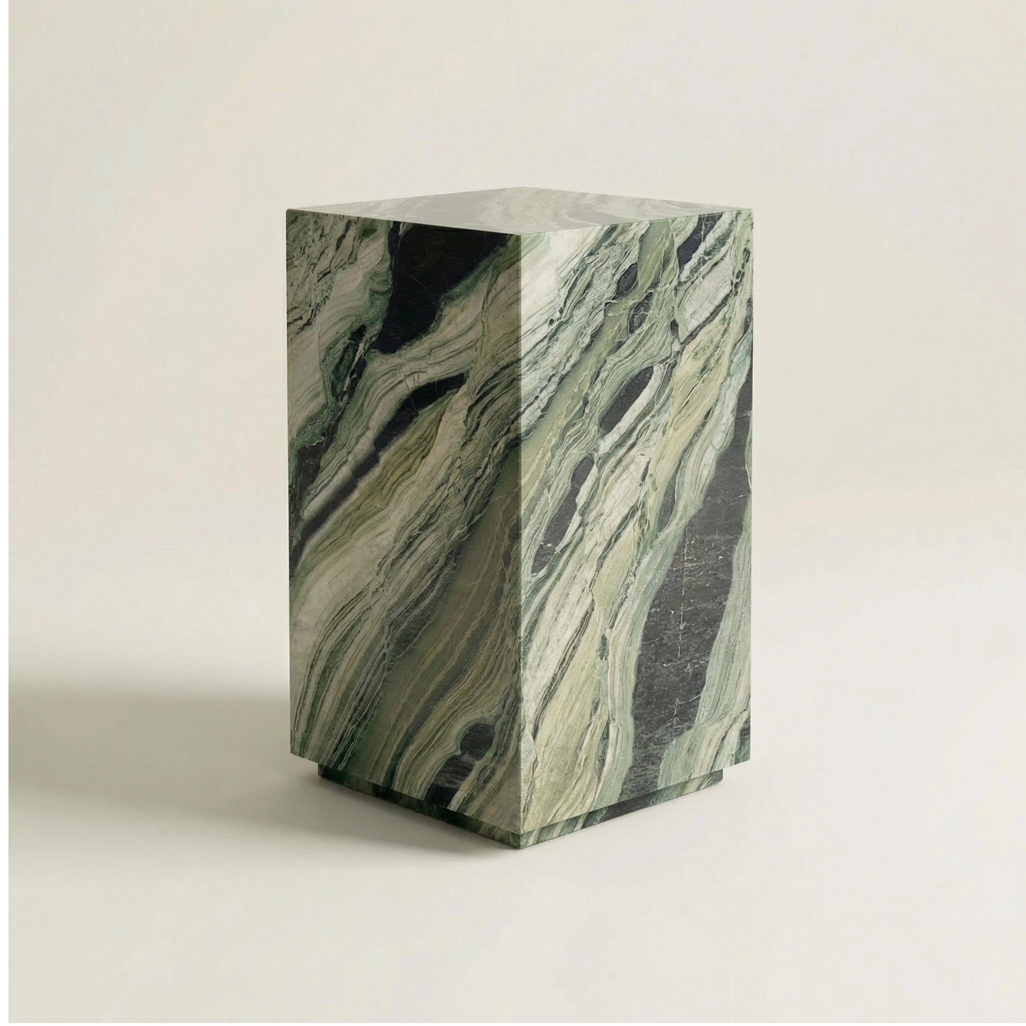 Fantasy Green marble surface detail — PLNTH Edition
