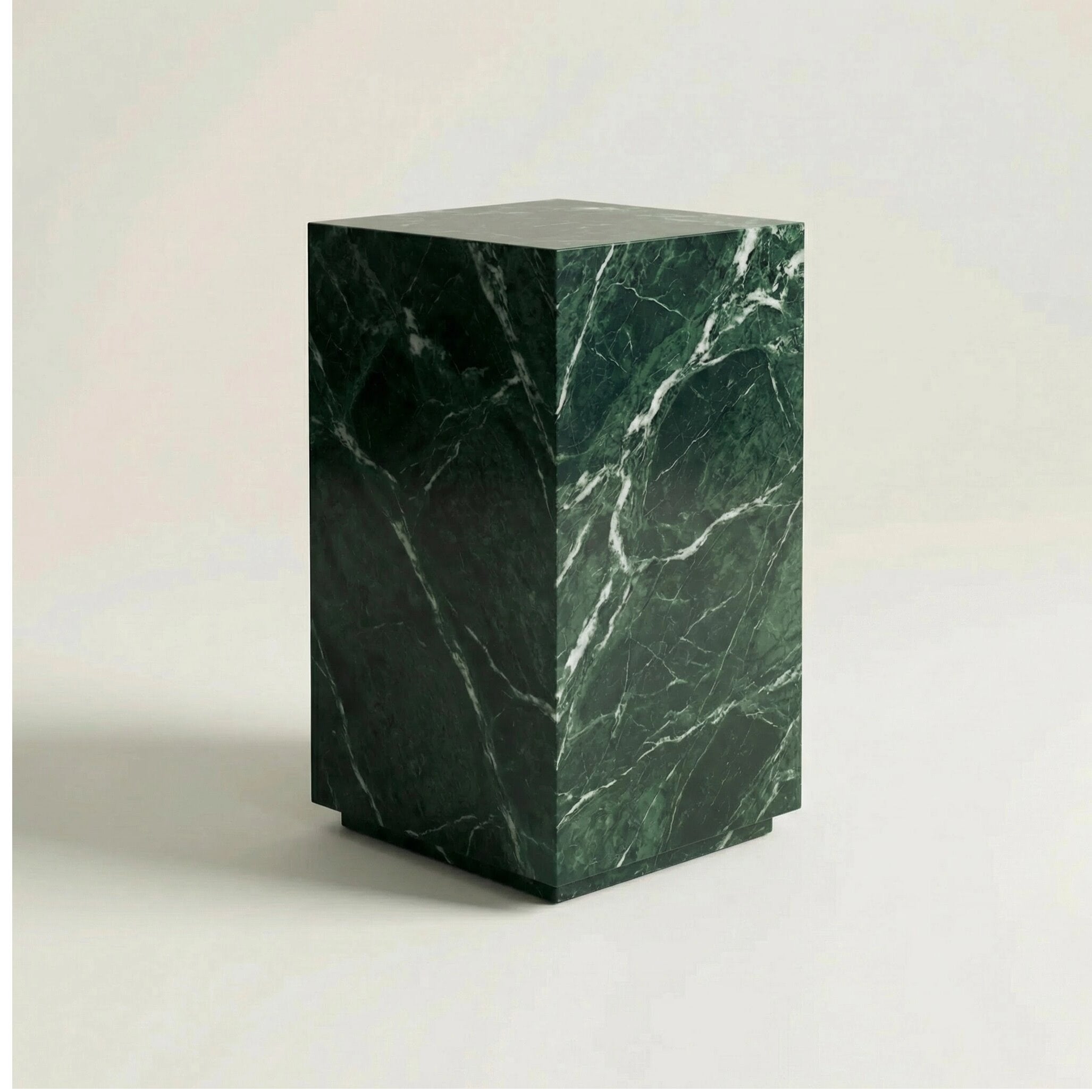 Verde Alpi marble surface detail — PLNTH Edition