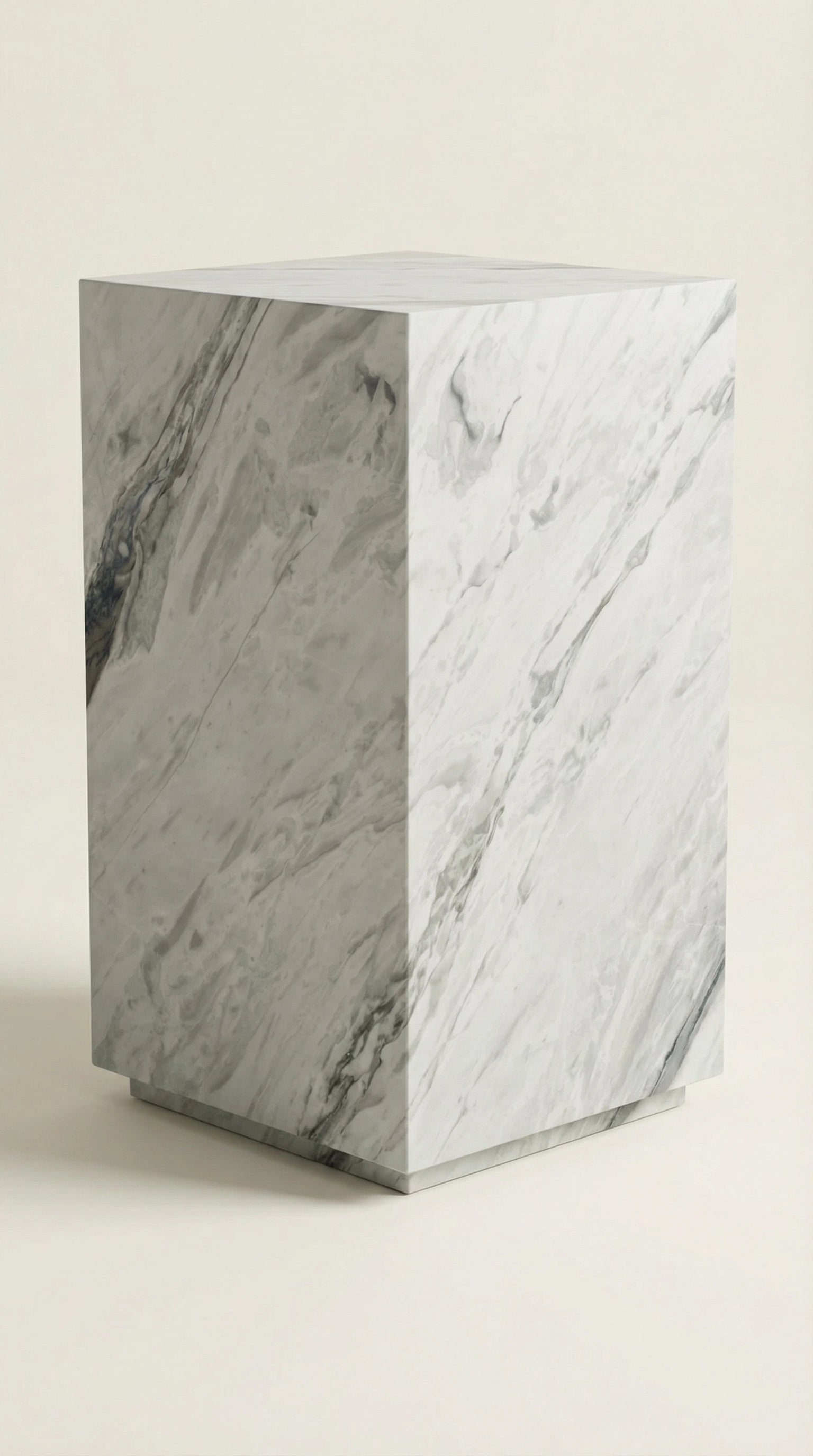 Lombardi marble plinth, Standard — PLNTH Series 01