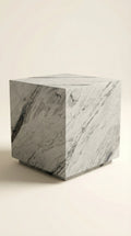 Lombardi marble plinth, Short — PLNTH Series 01