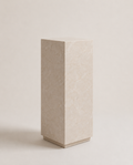 Luna Pearl marble plinth, honed, Standard — PLNTH Luna set