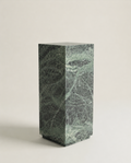 Verde Alpi marble plinth, Standard, honed — PLNTH Edition