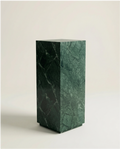 Verde Guatemala marble plinth, Tall — PLNTH Series 01