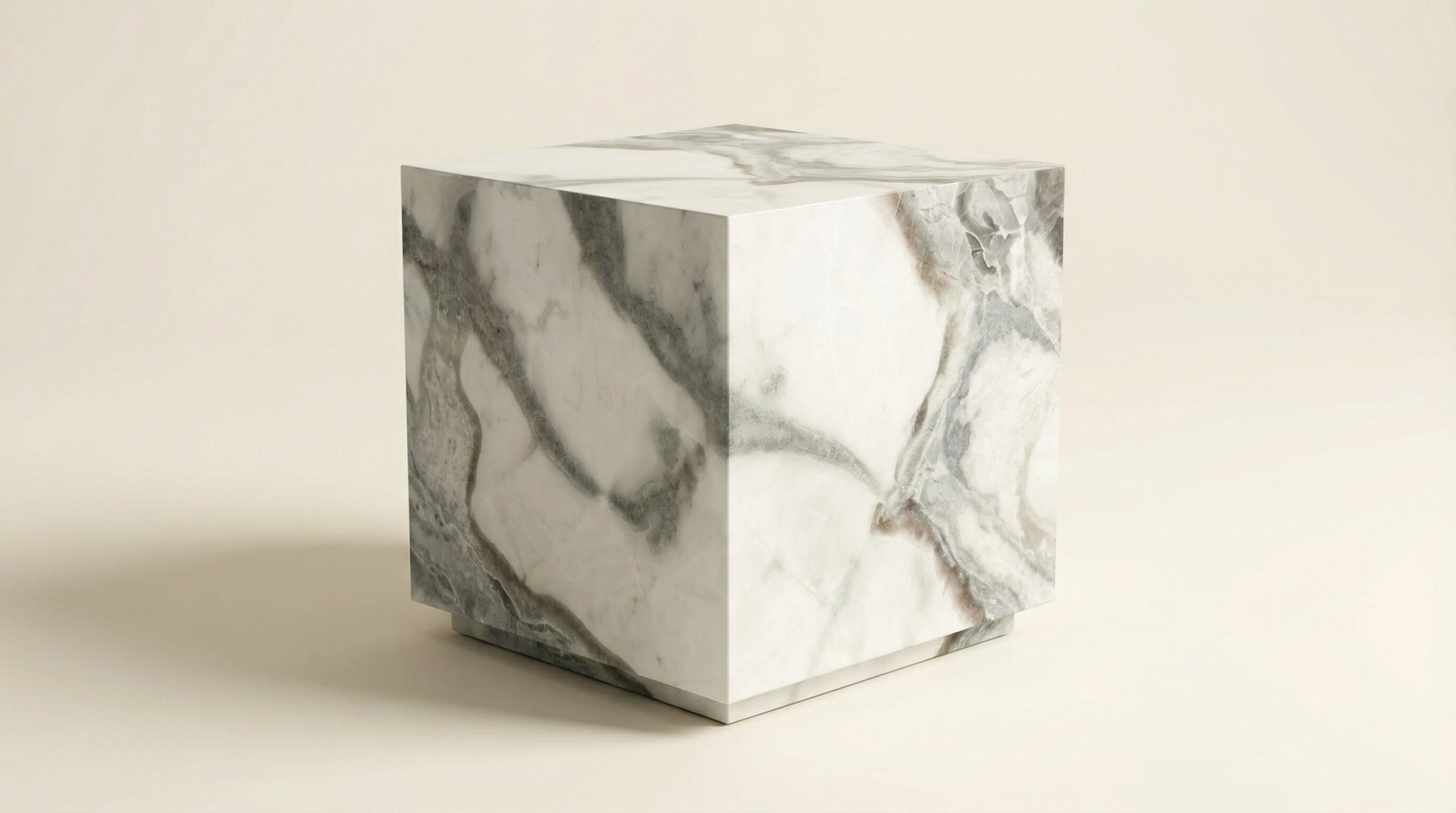 Calacatta Oyster marble surface polished — PLNTH Edition